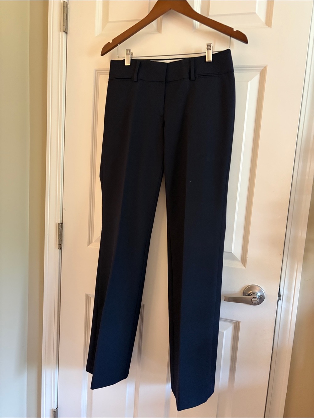 NWOT-LOFT Navy Straight-Leg Dress Pants